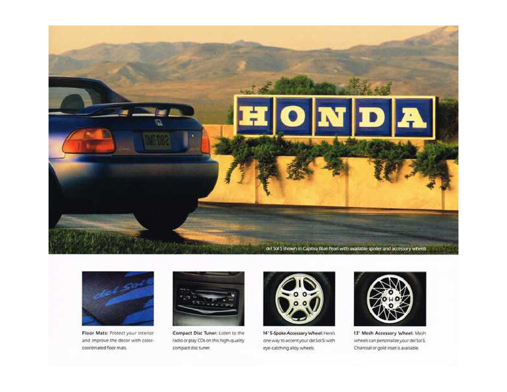 1993 Honda Civic delSol Brochure Page 1